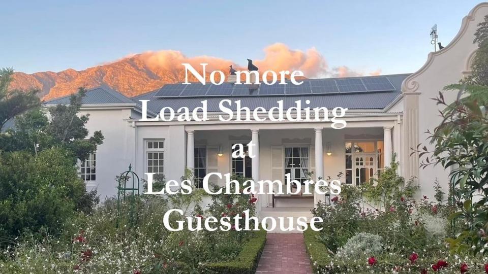 Les Chambres Guest House Franschhoek Exteriör bild